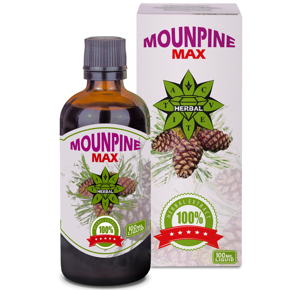 Bulgarischer Alpen-Kiefernzapfen-Extrakt - Pinugenil – Mounpine Max (100 ml)