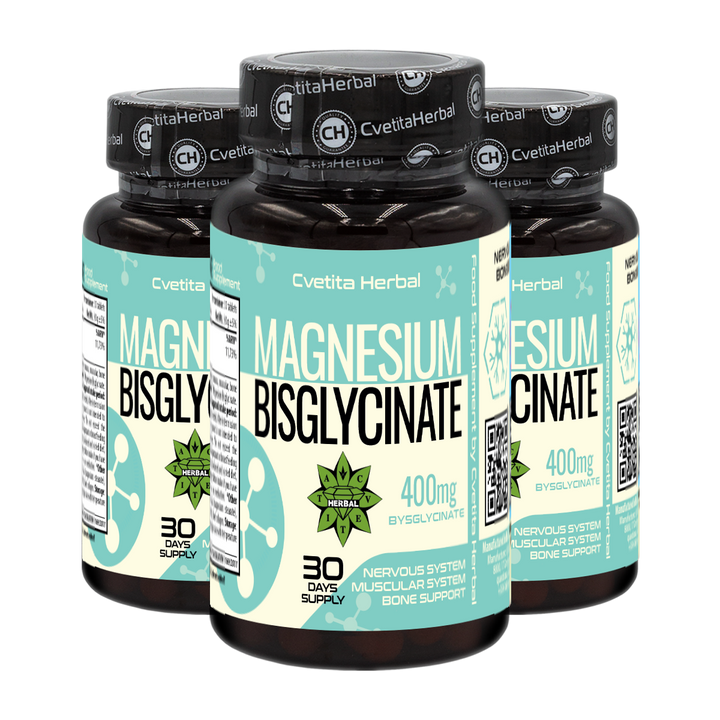 Magnesium Bisglycinat (30 Tabletten x 400mg)