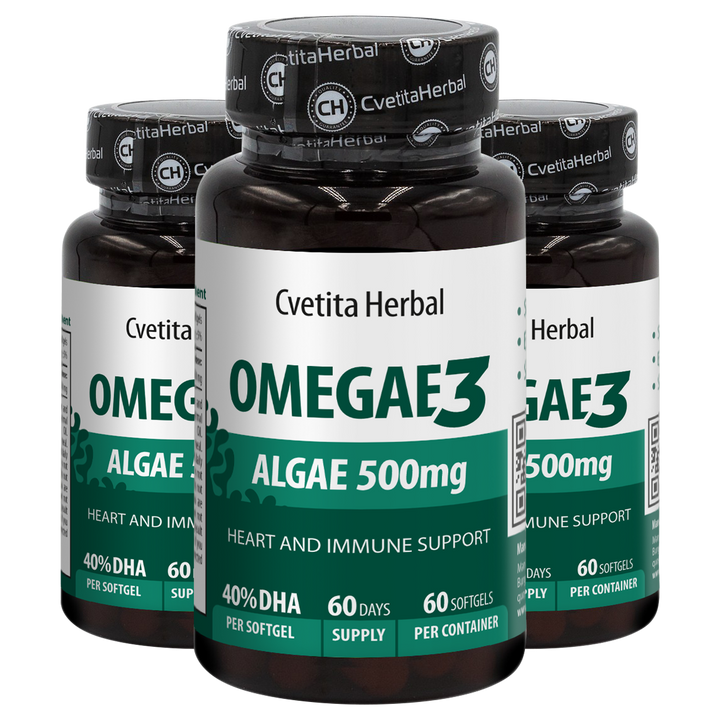 Omega 3 Algen Softgel - Omegae3 (60 / 40 Kapseln)