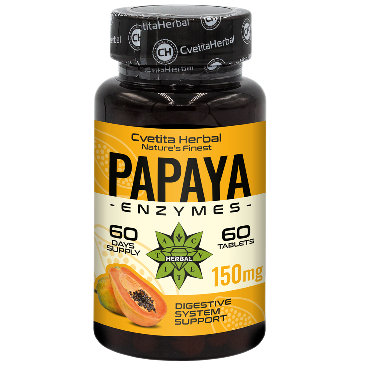 Papaya-Enzyme (60 Tabletten x 150 mg)