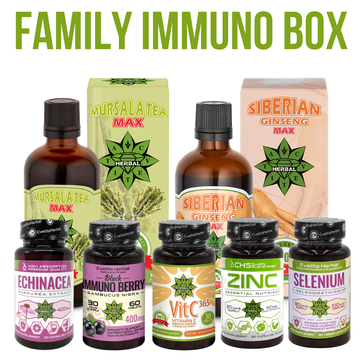 FAMILY IMMUNO BOX - Gesundheitsbox für die ganze Familie