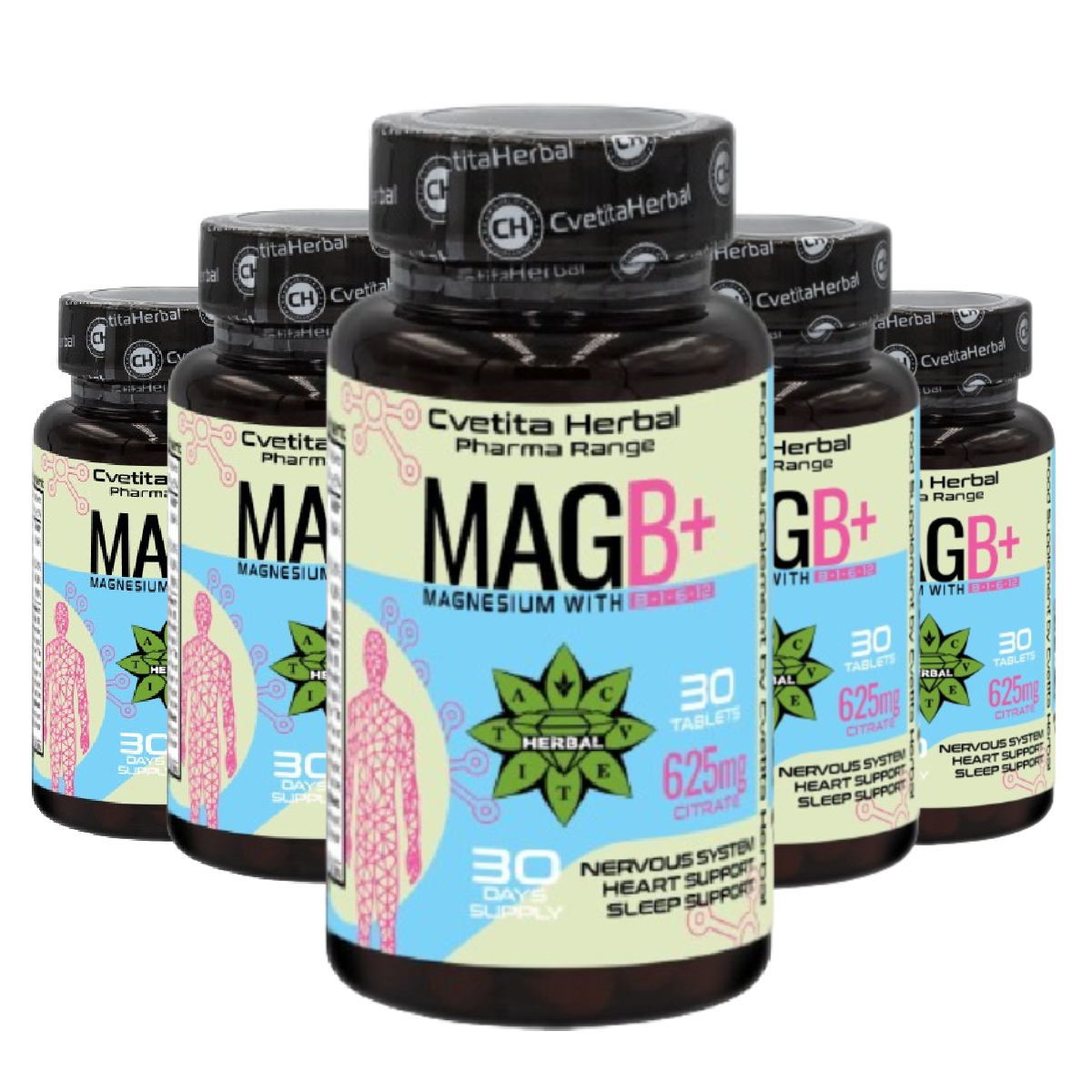 Magnesium Citrat 625mg - Magnesium Citrat - 30 Tabletten