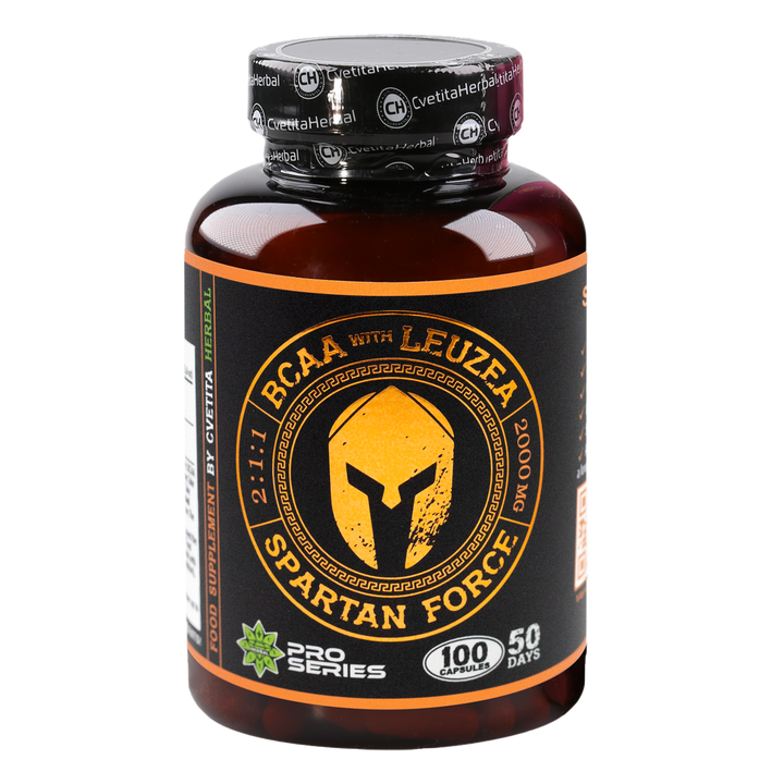 Leuzea und BCAA - Spartan Force (100 Kapseln)