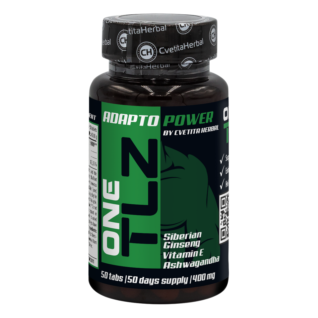 TLZ Adapto Power - Siberian Ginseng, Ashwagandha, Vitamin E (50 Tabletten)
