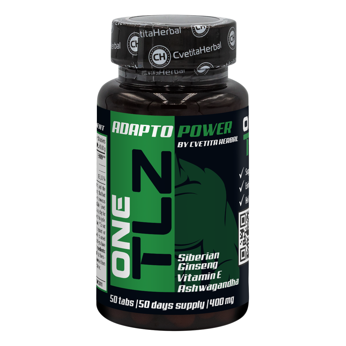 TLZ Adapto Power - Siberian Ginseng, Ashwagandha, Vitamin E (50 Tabletten)
