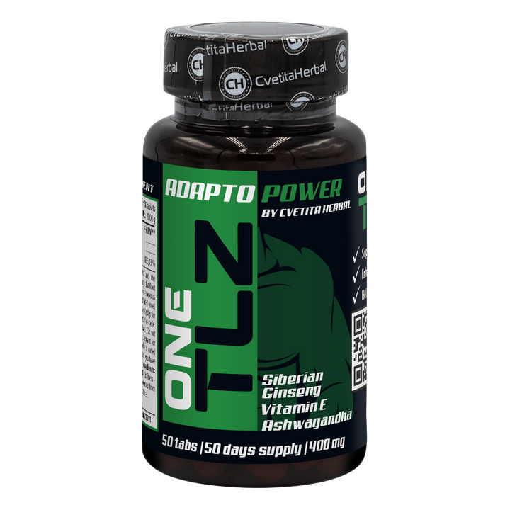 TLZ Adapto Power - Siberian Ginseng, Ashwagandha, Vitamin E (50 Tabletten)