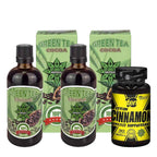Grüner Tee + Kakao - Grüner Tee mit Kakao 2 Stück + Geschenk Ten/10 Zimt