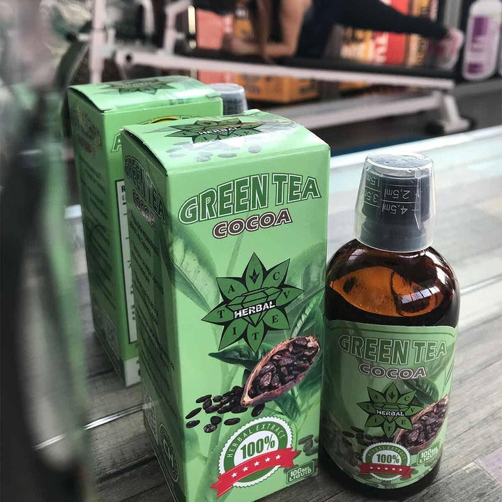 Grüner Tee + Kakao - Grüner Tee mit Kakao 2 Stück + Geschenk Ten/10 Zimt